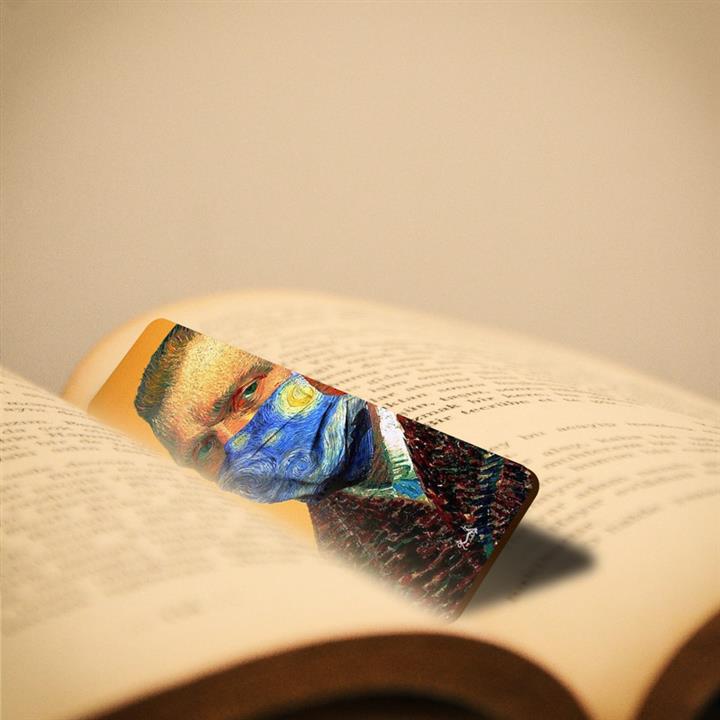 نشانگر کتاب لوکسینو مدل ونگوگ کد Bookland_63